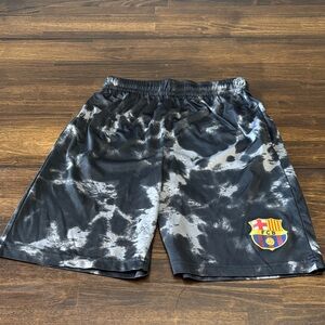 FC Barcelona Kids Black and Gray Shorts